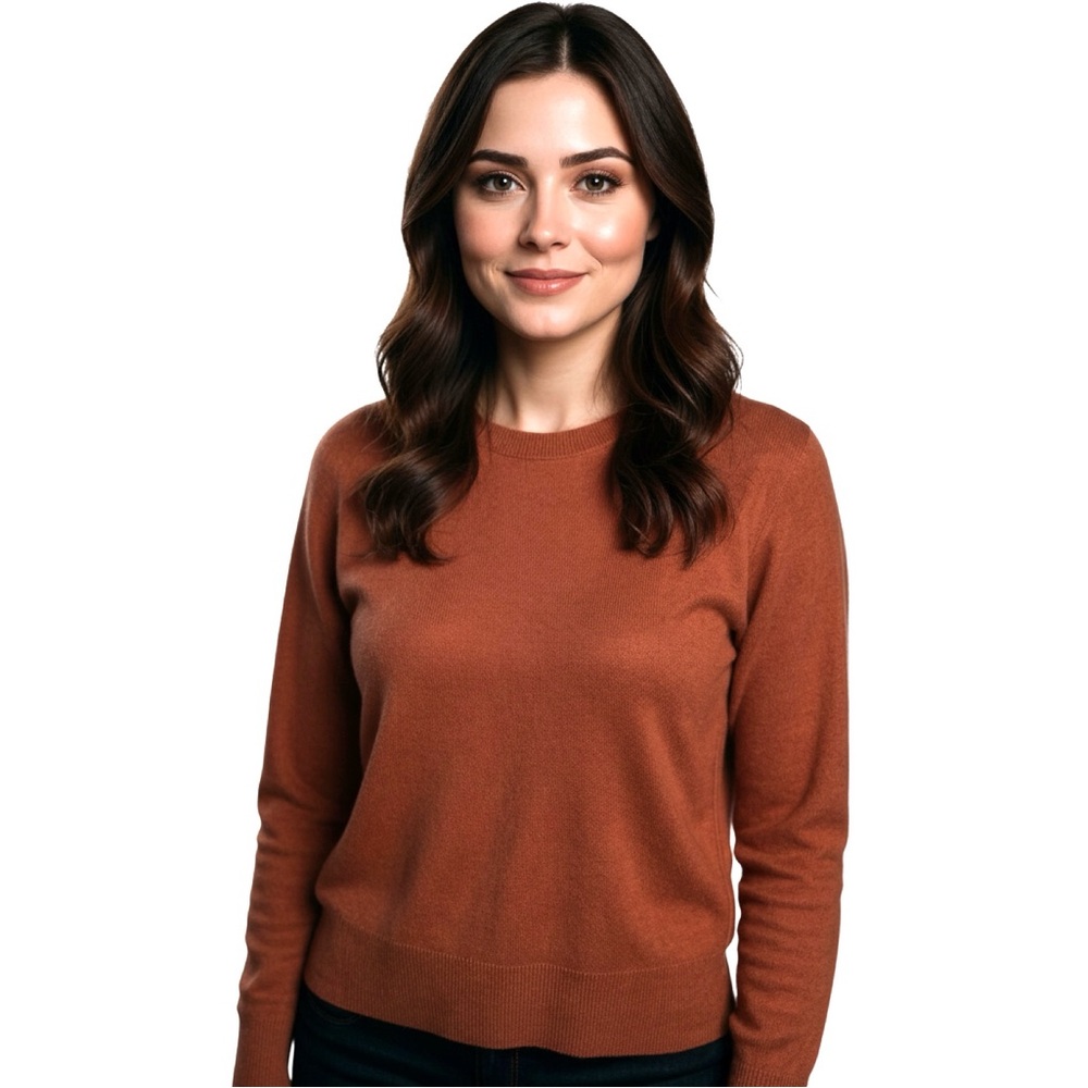 Vince Women's Rich Cinnamon Crew Neck Sweater